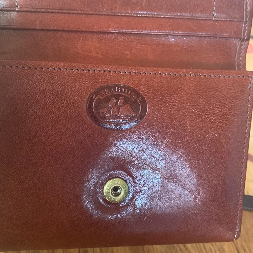 Brahmin Trifold Leather Wallet - Picture 4 of 6